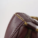 CARTIER Must Line Shoulder Bag Leather 2 Set Bordeaux Auth bs30274-17