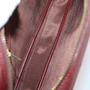 CARTIER Must Line Shoulder Bag Leather 2 Set Bordeaux Auth bs30274-18