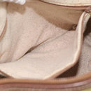 Burberrys Nova Check Mini Boston Bag PVC Beige Gold Auth bs30275-23