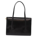 Christian Dior Hand Bag Leather Black Gold Auth bs30277-2