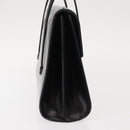 Christian Dior Hand Bag Leather Black Gold Auth bs30277-4