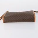 CELINE Shoulder Bag PVC Leather 5 Set Black Brown Auth bs30279-10