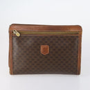 CELINE Shoulder Bag PVC Leather 5 Set Black Brown Auth bs30279-12