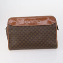 CELINE Shoulder Bag PVC Leather 5 Set Black Brown Auth bs30279-17