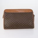 CELINE Shoulder Bag PVC Leather 5 Set Black Brown Auth bs30279-18