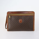 CELINE Shoulder Bag PVC Leather 5 Set Black Brown Auth bs30279-2