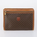 CELINE Shoulder Bag PVC Leather 5 Set Black Brown Auth bs30279-7