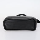 BALLY Hand Bag Leather 3 Set Black Ivory Auth bs30280-14