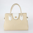 BALLY Hand Bag Leather 3 Set Black Ivory Auth bs30280-16