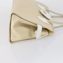 BALLY Hand Bag Leather 3 Set Black Ivory Auth bs30280-18