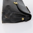 BALLY Hand Bag Leather 3 Set Black Ivory Auth bs30280-4