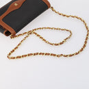 BALLY Shoulder Bag Leather Nylon PVC 4 Set Black Brown Auth bs30281-12