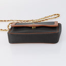 BALLY Shoulder Bag Leather Nylon PVC 4 Set Black Brown Auth bs30281-14