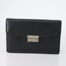 BALLY Shoulder Bag Leather Nylon PVC 4 Set Black Brown Auth bs30281-16