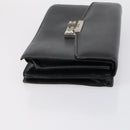 BALLY Shoulder Bag Leather Nylon PVC 4 Set Black Brown Auth bs30281-18