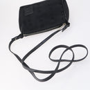 BALLY Shoulder Bag Leather Nylon PVC 4 Set Black Brown Auth bs30281-25