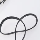 BALLY Shoulder Bag Leather Nylon PVC 4 Set Black Brown Auth bs30281-26