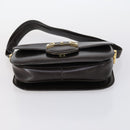 BALLY Shoulder Bag Leather Nylon PVC 4 Set Black Brown Auth bs30281-7