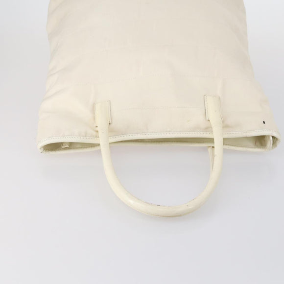 GUCCI Tote Bag Suede Canvas Nylon 4 Set Black Ivory Auth bs30282