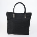 GUCCI Tote Bag Suede Canvas Nylon 4 Set Black Ivory Auth bs30282-14