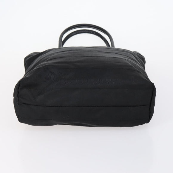 GUCCI Tote Bag Suede Canvas Nylon 4 Set Black Ivory Auth bs30282