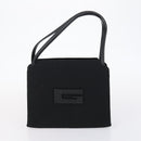 GUCCI Tote Bag Suede Canvas Nylon 4 Set Black Ivory Auth bs30282-20