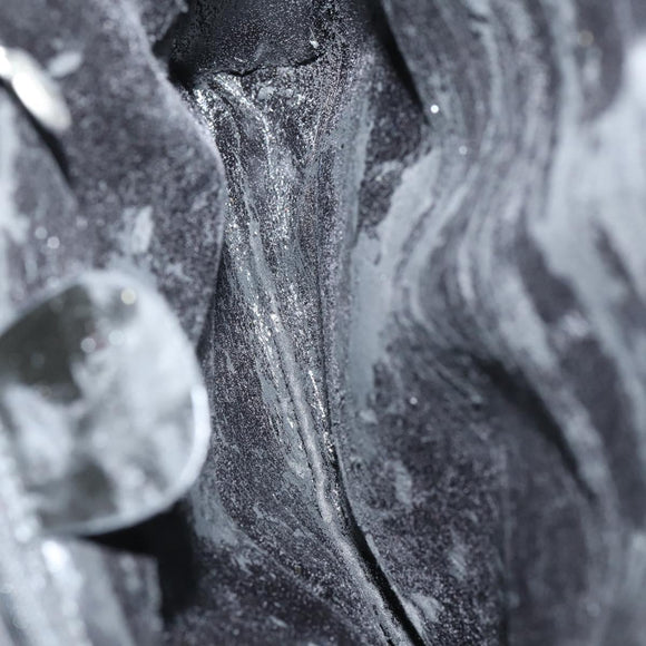 GUCCI Tote Bag Suede Canvas Nylon 4 Set Black Ivory Auth bs30282