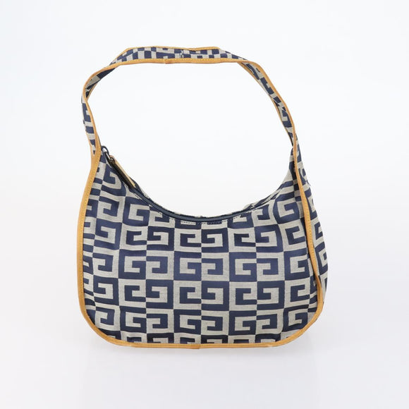 GIVENCHY Shoulder Bag Nylon 4 Set Black Navy beige Auth bs30283