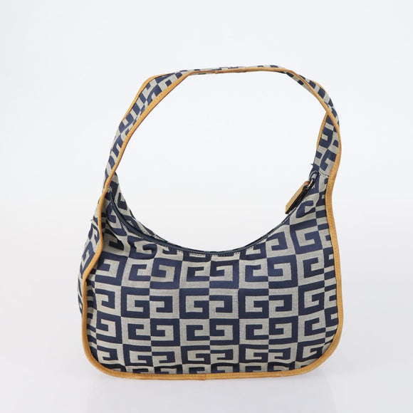 GIVENCHY Shoulder Bag Nylon 4 Set Black Navy beige Auth bs30283