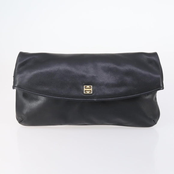 GIVENCHY Shoulder Bag Nylon 4 Set Black Navy beige Auth bs30283
