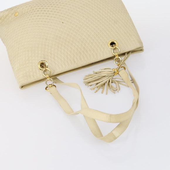 BALLY Tote Bag Leather Canvas Nylon 4 Set Black Ivory Navy Auth bs30284