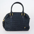 BALLY Tote Bag Leather Canvas Nylon 4 Set Black Ivory Navy Auth bs30284-14