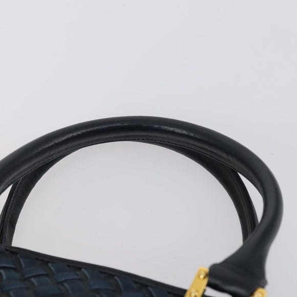 BALLY Tote Bag Leather Canvas Nylon 4 Set Black Ivory Navy Auth bs30284