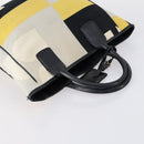 BALLY Tote Bag Leather Canvas Nylon 4 Set Black Ivory Navy Auth bs30284-22