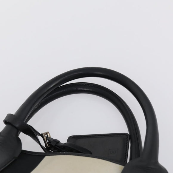 BALLY Tote Bag Leather Canvas Nylon 4 Set Black Ivory Navy Auth bs30284