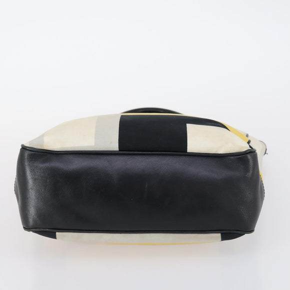 BALLY Tote Bag Leather Canvas Nylon 4 Set Black Ivory Navy Auth bs30284