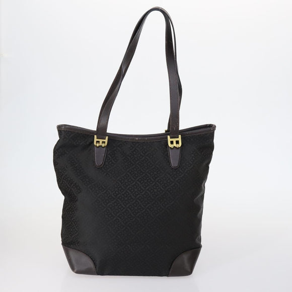 BALLY Tote Bag Leather Canvas Nylon 4 Set Black Ivory Navy Auth bs30284