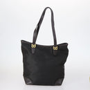 BALLY Tote Bag Leather Canvas Nylon 4 Set Black Ivory Navy Auth bs30284-3