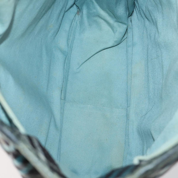 BURBERRY Nova Check Tote Bag PVC Nylon Canvas 5 Set Beige Navy Auth bs30285