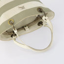 BURBERRY Nova Check Tote Bag PVC Nylon Canvas 5 Set Beige Navy Auth bs30285-20