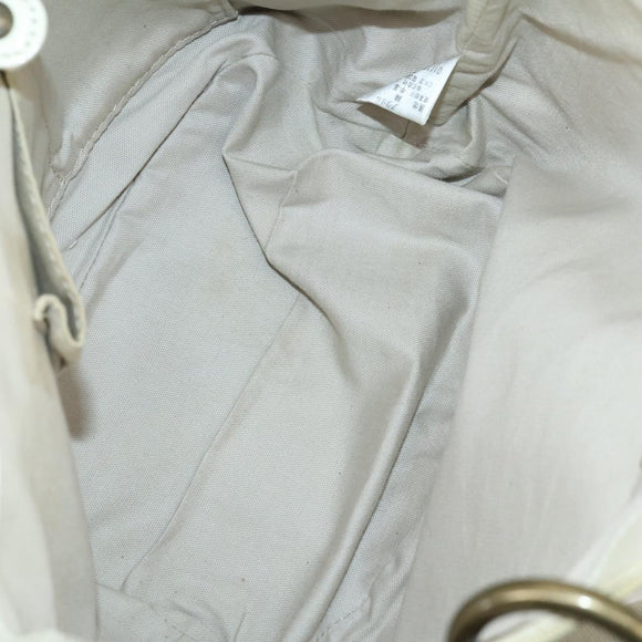 BURBERRY Nova Check Tote Bag PVC Nylon Canvas 5 Set Beige Navy Auth bs30285