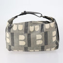 BURBERRY Nova Check Tote Bag PVC Nylon Canvas 5 Set Beige Navy Auth bs30285-8