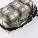 BURBERRY Nova Check Tote Bag PVC Nylon Canvas 5 Set Beige Navy Auth bs30285-9