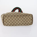 GUCCI GG Canvas Web Sherry Line Bag PVC Nylon 5 Set Red Beige Auth bs30286-21