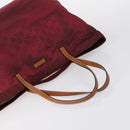 GUCCI GG Canvas Web Sherry Line Bag PVC Nylon 5 Set Red Beige Auth bs30286-4