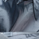 GUCCI Web Sherry Line Hand Bag Leather Nylon 5 Set Black Khaki Auth bs30287-11