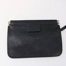 GUCCI Web Sherry Line Hand Bag Leather Nylon 5 Set Black Khaki Auth bs30287-17