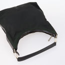 GUCCI Web Sherry Line Hand Bag Leather Nylon 5 Set Black Khaki Auth bs30287-22