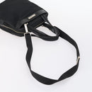 GUCCI Web Sherry Line Hand Bag Leather Nylon 5 Set Black Khaki Auth bs30287-27