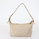 CELINE C Macadam Canvas Bag Nylon PVC Canvas Suede 4 Set Beige Auth bs30289-15